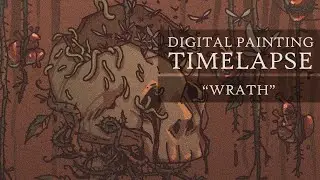 Wrath (The 7 Deadly Sins) - Digital Drawing Timelapse