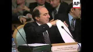 RUSSIA: FORMER SOVIET REPUBLICS ECONOMIC CRISIS MEETING