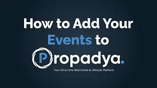 How to Post Your Event on Propadya | Step-by-Step Tutorial
