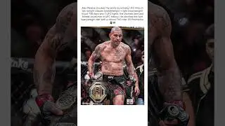 Alex Pereira Breaks UFC Record in just 736 days 😳😱