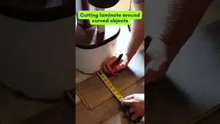Hack for cutting laminate around curves!