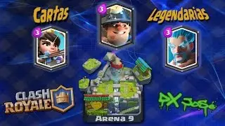PRINCESS, ICE WIZARD AND MINER CLASH ROYALE DECK  FOR ARENA 9 | BY DXJose