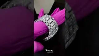 Ap Bustdown 💎💯 #diamond #watch #moissanite