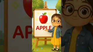 Изучаем букву А простым способом | Apple 🍎 #ДетскийАзбука