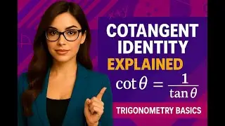 Cotangent Identity Explained |  cot(&theta;) = 1 / tan(&theta;)  | Trigonometry Basics | Limitless Math