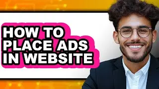 How to Place Ads in Website (only Way)