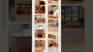 Modular Kitchen Design 3d Render #shorts #youtubeshorts #cad #sketchup #new