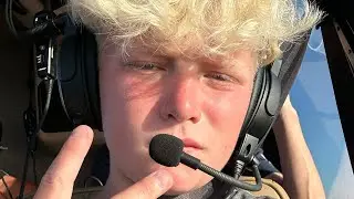 Axton Weber rides helicopter with redline helicopter tours ￼￼￼