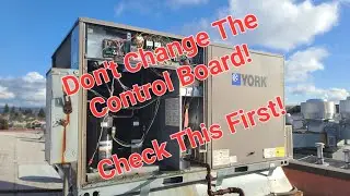 Troubleshooting And Repair On York Unit Not Heating