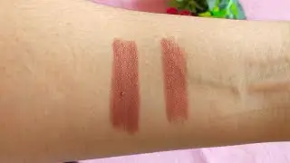 Everyday organic nude shade lipstick for Indian skin tones #nudeshade #indianskintone #organic