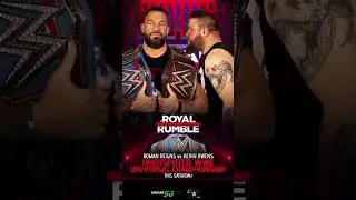 WWE Roman Reigns vs Kevin Owens Royal Rumble moving match card
