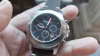 Многофункциональные автоматические наручные часы-хронограф Rousseau R255-122 (ОБЗОР)