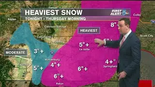 Weather Alert Wednesday: Major winter storm on the plains tonight