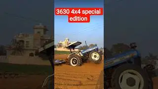 New holland special edition 4x4 3630.. performance with cultivator..#shorts #hollend #farming #4x4