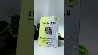 Google Review NFC + QR Stand for Restaurants | Burger Farm (Cheesy Yellow)
