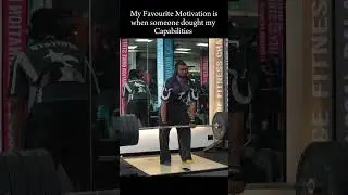 Never Doubt My Capabilities 🦍#unhealthysahil #deadlift #motivational