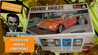 DARRYL STARBIRD 'S MONOGRAM ORANGE HAULER 1966 VINTAGE SURVIVER STARTED 1/24 SCALE CUSTOM  MODEL KIT