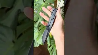 Chaves Knives Redencion 229 Tanto Titanium Integral Reate OEM M390 Blackout PVD Skull Hollow #edc