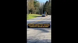 You Trusting You Acura To Tow Your Tractor? #shorts