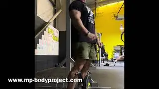 Bend over row - 4 Drop sets 