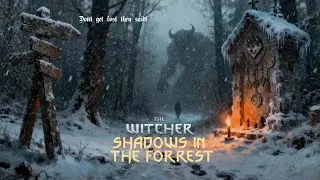 Witcher Forest Ambience for Relaxation & Study | Fire, Wind & Calm Music
