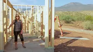 Framing a Home at Mesquite Hills Subdivision in Cottonwood, AZ