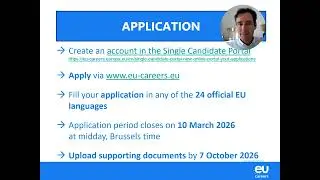 EU Careers Tutorial AD5 Graduates