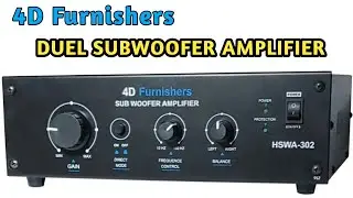 4D Furnishers Duel Subwoofer Amplifier | Subwoofer Amplifier 4D Furnishers