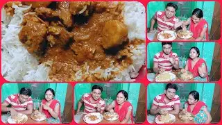 ❤️❤️ Mutton and Rice Eating Show / খাসির মাংসের সঙ্গে সাদা ভাত ❤️❤️