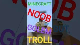 golem troll #minecraft #short #viral