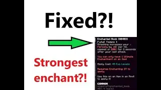 They FIXED FATAL TEMPO, the strongest enchant in the game? Hypixel Skyblock