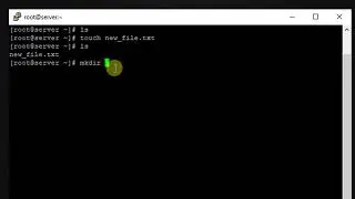 Linux Server - How to Create new File and Folder