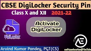 Security Pin to Activate Digital Locker For Result Class X and XII - 2022