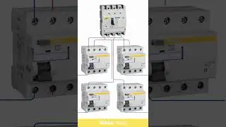 Inside a Professional Electrical Board: MCCB Controlling 4 RCCBs.