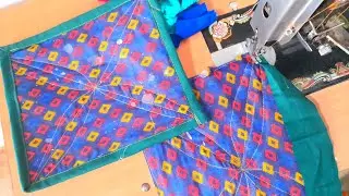 बेना fan बनाएं सिलाई मशीन से ,बहुत आसान तरीके से कटिंग और स्टिचिंग