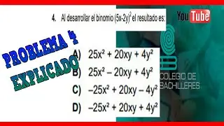 👉🏻Ejercicio / problema 5 gu&iacute;a colbach (examen exacer-colbach)