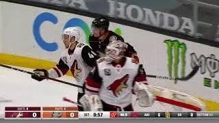 NHL Fight - Coyotes @ Ducks - Hayden vs Deslauriers - 02 04 2021
