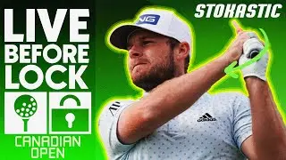 RBC Canadian Open 2023 PGA DFS Picks & Predictions | DraftKings Golf Live Before Lock