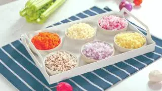 Amazoncom Fauvism Non Slip Stainless Steel Food Chopper Vegetable Cutter Onion Garlic Nut Choppers H