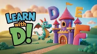 ABC Castle Adventure! 🏰 Letters D E F in a Fun Talking Story for Kids | Learn New Words!