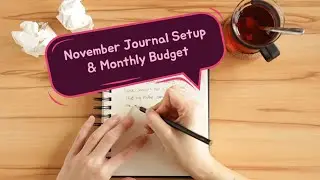 Настройка Bullet Journal на ноябрь 🏈 Ежемесячный бюджет на ноябрь 🏉 Планируйте вместе со мной