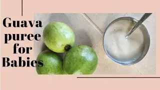 #Babyfood #BabyCare #Gauva puree                    Guava puree for Babies