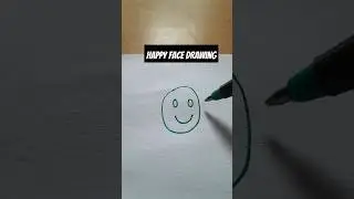 How To Draw Happy Face @simpleartug #shorts #youtubeshorts #happyfacesmile #2024