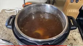Easy Keto Beef Bone Broth with Instant Pot