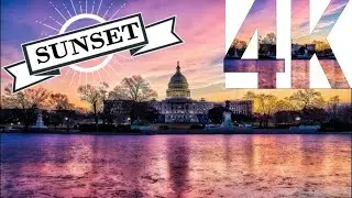 SUNRISE TIMELAPSE IN WASHINGTON DC