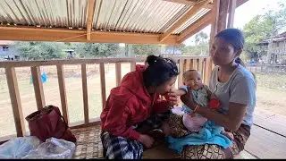 นางหลอยแพงหลานมีของดีมาฝากหลานสาวด้วย#แม่น้องรุ่งบ้านนา #