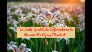 Ageless Advantage Superpower Series  12 Daily Gratitude Affirmations for Mindful Aging