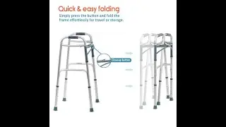 KosmoCare Folding Walker Unboxing & Review | Best walker | Stability, Comfort & Portability Tested!