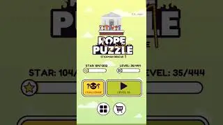 New game started 🎮 Rope puzzle 🧩 #shots #short #youtubeshorts #viralshort #ropepuzzle #trending