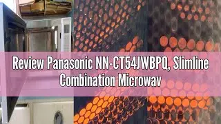 Review Panasonic NN-CT54JWBPQ, Slimline Combination Microwave Oven with Glass Turntable, 27L, 1000W,